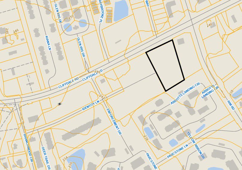 2.71 AC Commercial Lot For Sale Off Cliffdale Road Franklin Johnson